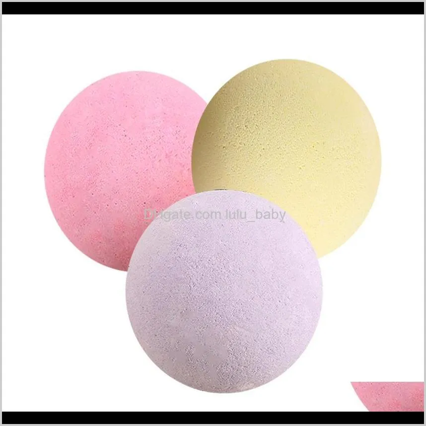 dropshipping 40g natural bubble bath bomb ball essential oil handmade spa bath salts ball fizzy christmas gift