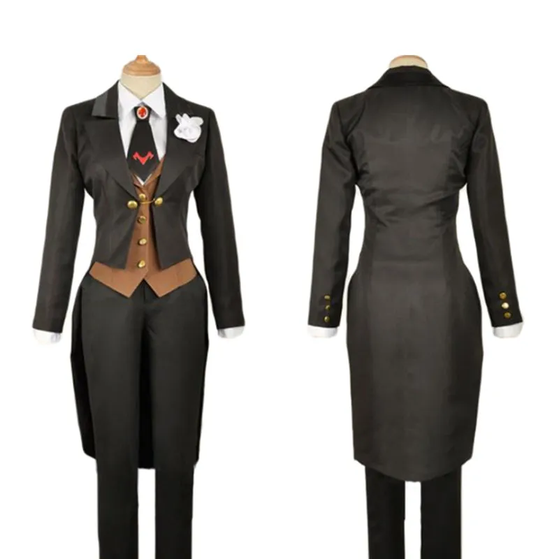 Anime Kader Büyük Sipariş Mordudred Smokin Suit Üniforma Cosplay Kostüm Gotik İnce Uydurma Siyah Giysiler