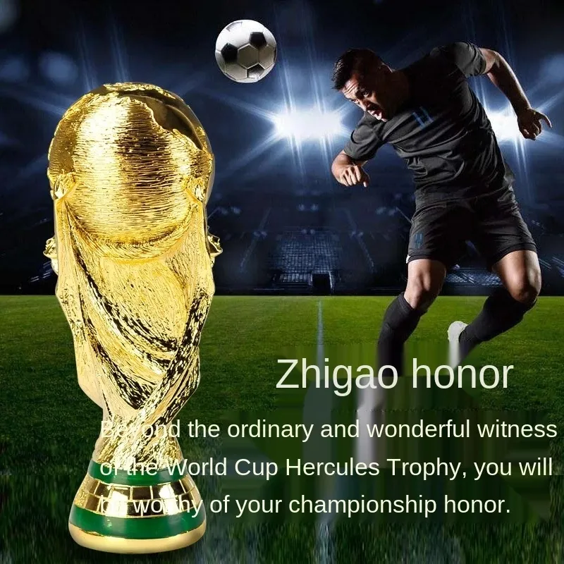 European Golden Resin Football Trophy Gift World Champions Soccer
