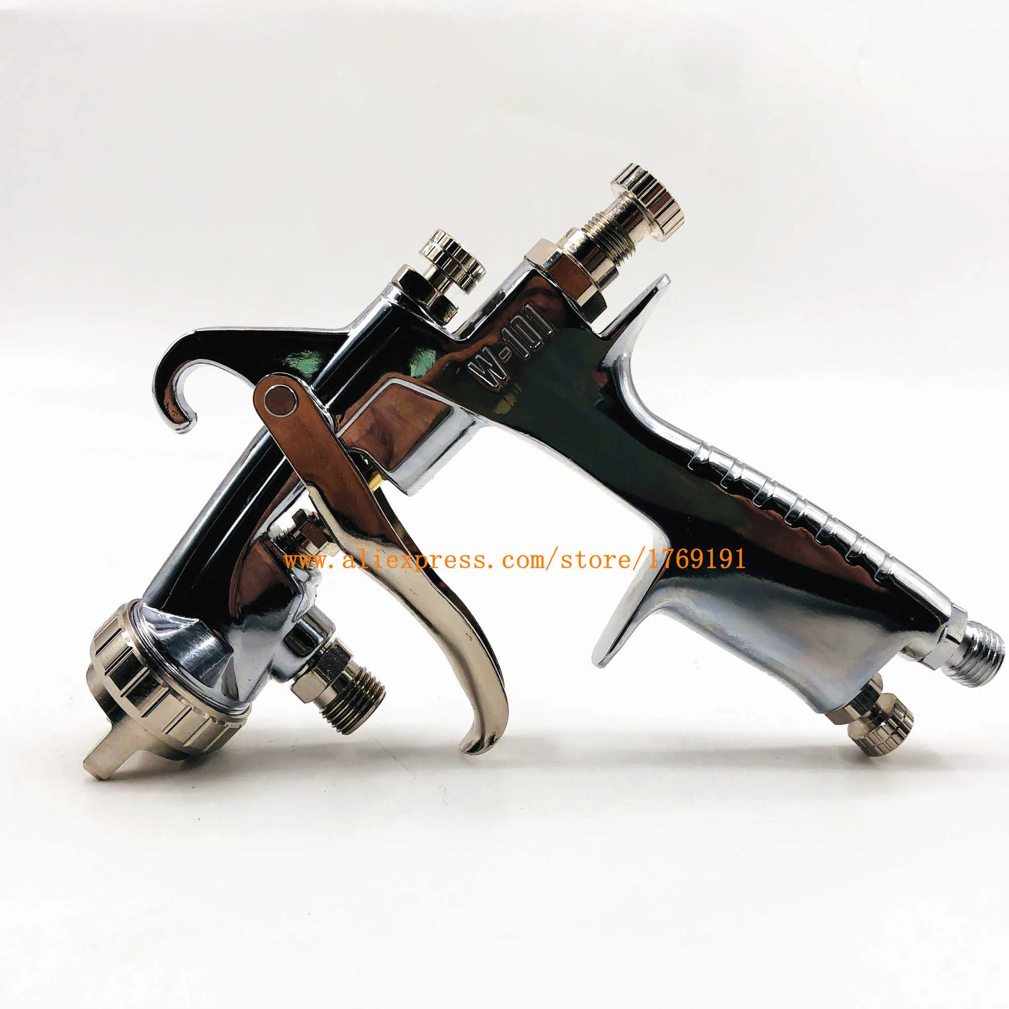 Japan HVLP W101 Paint Gun W 101 Wall Texture Spray Gun Pressure Feed