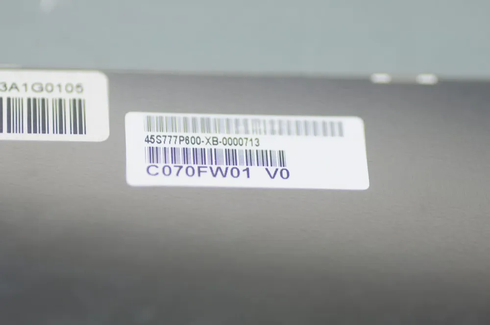 Original C070FW01 V0 V.0 7 '' För bilvideo, GPS LCD -skärmpanel