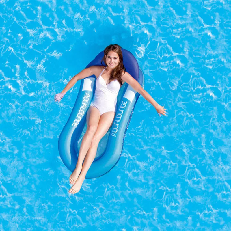 Inflatable Floats Tubes Environment Protection Foldable Back Floating Row Sunshade Swimming Pool Enjoyable Lounger