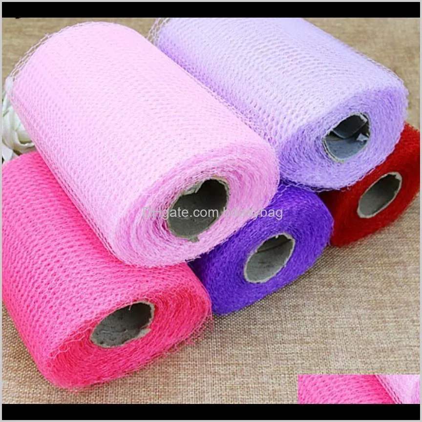 wedding car coarse mesh wedding supplies wedding decoration mesh 14cm wide ordinary dry yarn. indoor availability