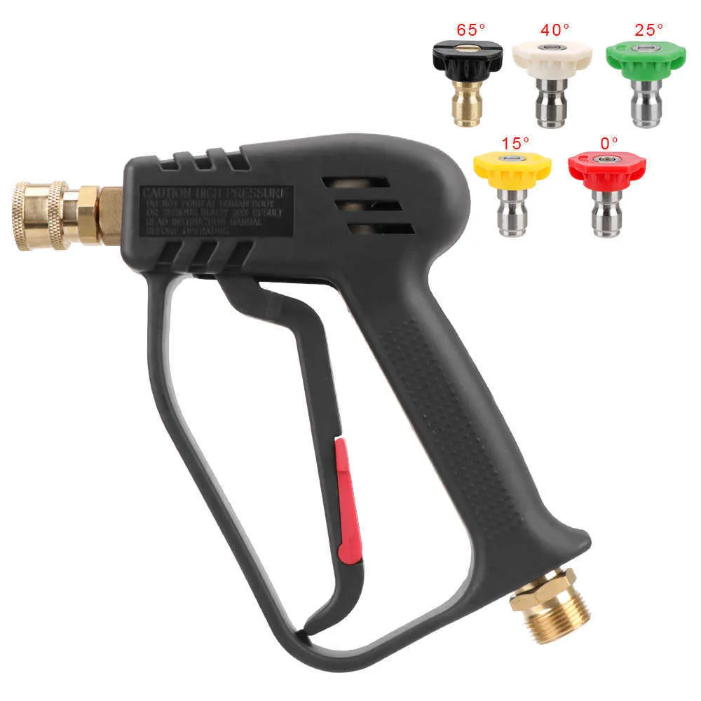 Per la pulizia dell'auto con 5 kit di ugelli colorati M22 da 14 mm a connessione rapida per pistola ad acqua per pulizia Karcher/Nilfisk ad alta pressione