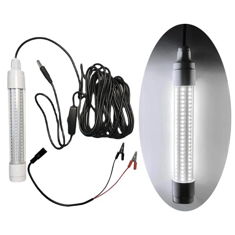 Submersible Underwater Fishing Light With 126 LEDs, Battery Clip, And Power  Players Cord For Freshwater And Saltwater Squid Detection From Lqingzhaoo,  $26.96