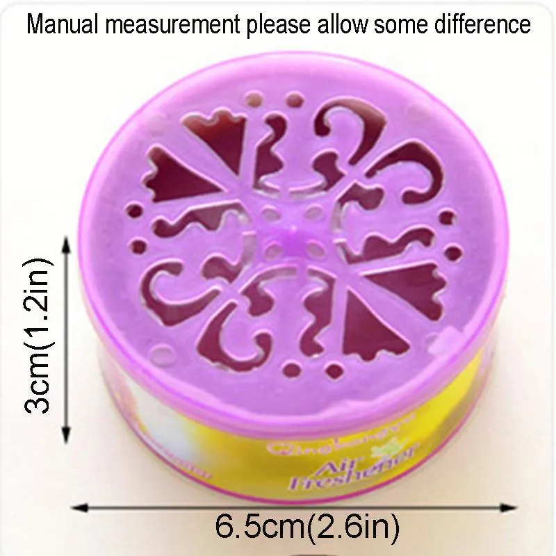 4 Scents Scented Candle Solid Scent Deodorant Air Freshener Indoor Home Perfume Car Auto Decor Office Bathroom Lasting Fragrance Diffuser ZXFTL0977