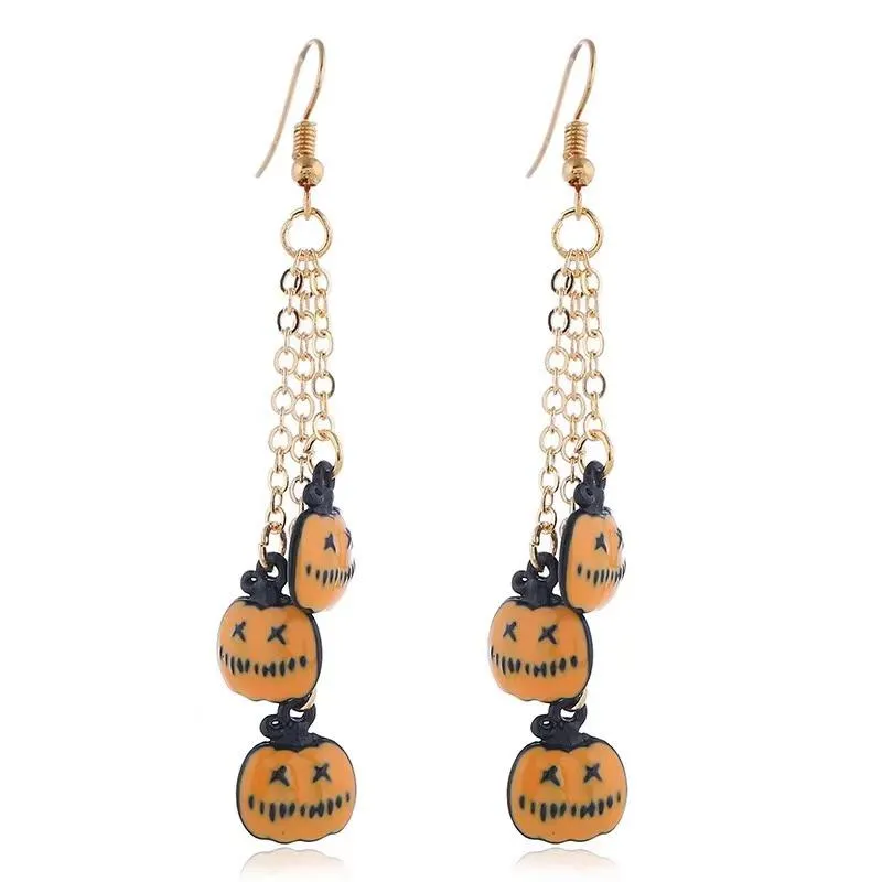 Stud Giraffe Halloween Kürbisohrringe Geschenk Mund Ohrring für Frauen Party Jewlery