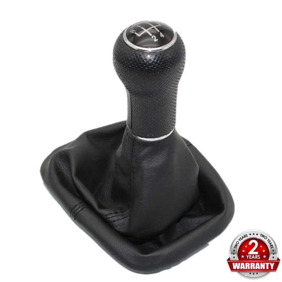 NIEUWE 5 SPECIALE AUTOESTELLAAD SHIFT KNOP met lederen laars voor VW GOLF 2 3 4 CABRIO POLO 6N PASSAT 35I CAR-STYLE