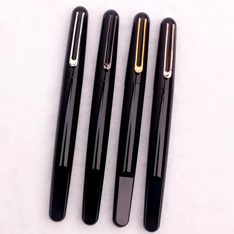Продвижение - роскошные м серии Magnety Cap Roller Ball Pen Высококачественные черные смолы и разбивающие резьбовые офисные школьные принадлежности, написание гладких шариковых ручек