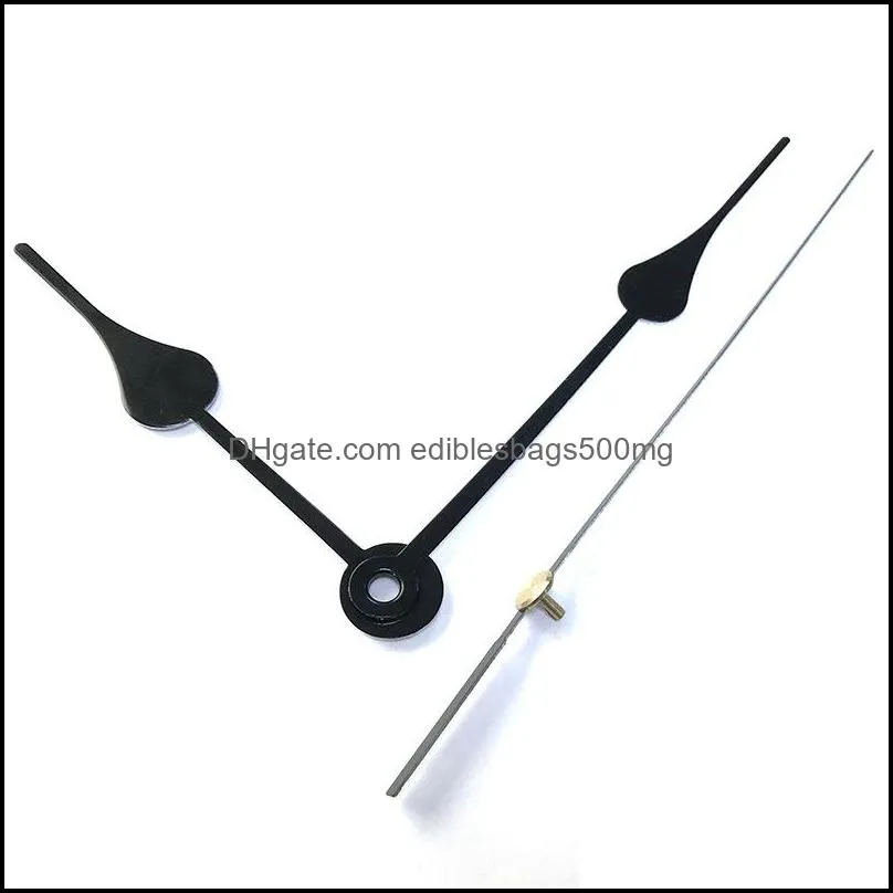 Home Clocks Diy Quartz Clock Movement Kit Black Clock Accessories Spindle Mechanism Repair With Hand Sets Shaft Length 13 Best BWE6245