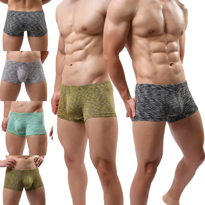Underpants Sexy Men's Boxers Breathable Underwear Comfortable Cotton Shorts Stretchy Boxer Trunk Men Ropa Hombre Clothing