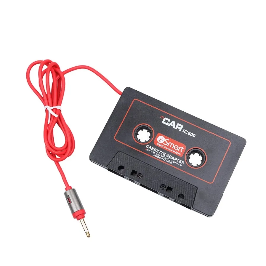 Car Cassette Tape Adapter, 3.5mm Headphone Jack Audio Cassette To Aux  Adapter Noise Reduction For Mobile Phones For MP3 