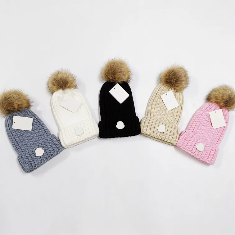 Kid Caps Designer Beanie Hat Warm Winter Cap Kids Beanies Knit Enfants Chapeaux Garçons Convient pour 1-12 Ans