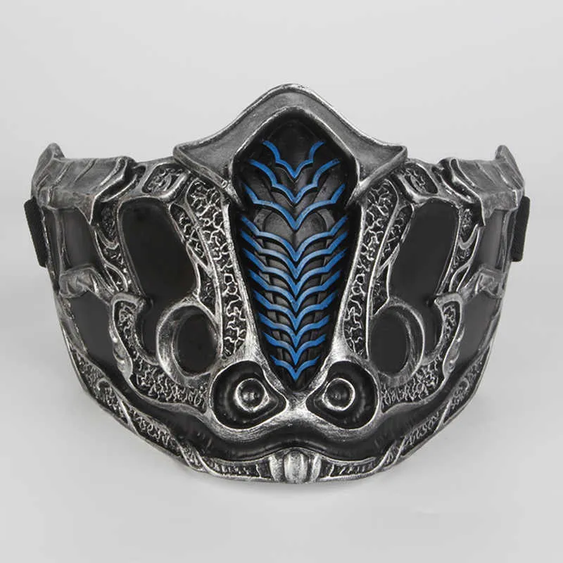 モータルコンバッド　サブゼロ　コスプレマスク　ハロウィーン Amazon.co.jp: Mortal Kombat - Subzero Adult Costume モータル