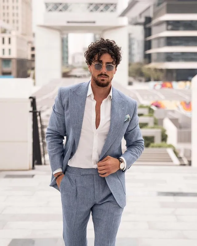 Slim fit one button blazer on sale