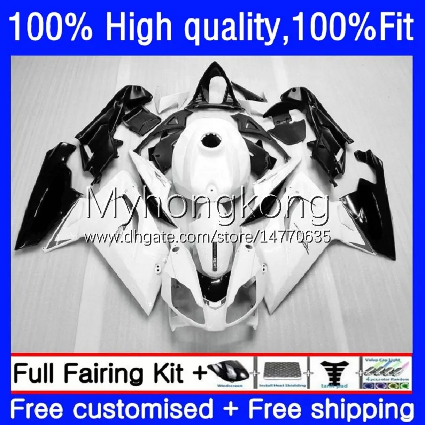 Injectie OEM voor Aprilia RSV125RR White Black Hot RSV-125 RSV 125 RS 125 RR 125RR Fairing 8NO.93 RS-125 RS4 RS125 06 07 08 2009 2010 2011 RSV125 2006 2007 2008 09 10 11 Lichaam