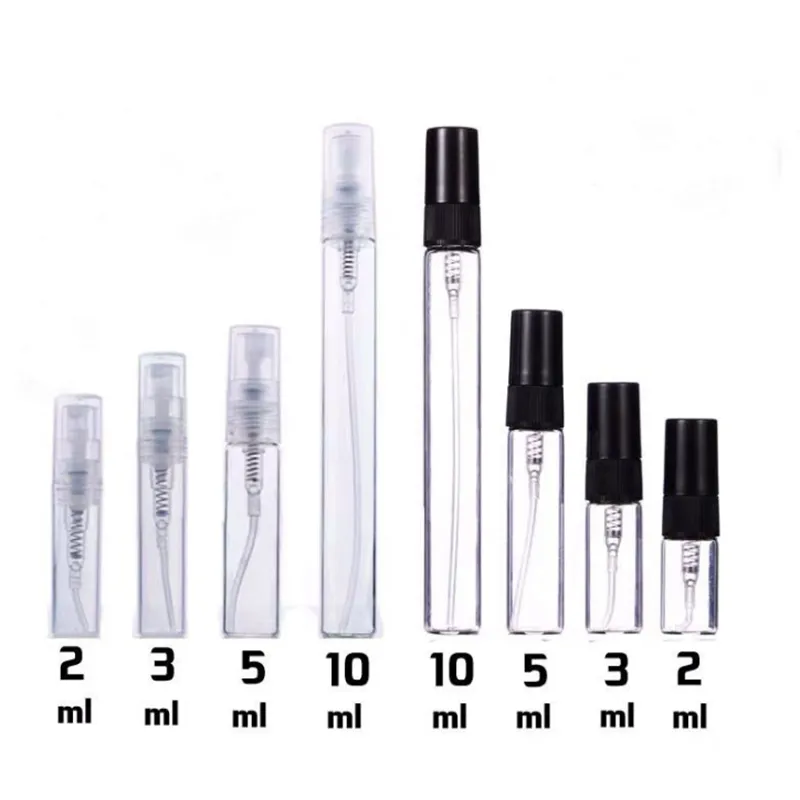 Save Big on Bulk 10ml Perfume Spray Bottle Mini Perfume Spray Bottle Set:  2ml 3ml 5ml 10ml Travel Atomizer Refillable Plastic Glass Sample Vials