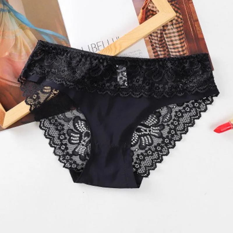 Black Physiological Lace Seamless Lace Panties Menstrual Period Underwear  For Ladies Ropa Interior Femenina From Xiaofengbao, $12.09