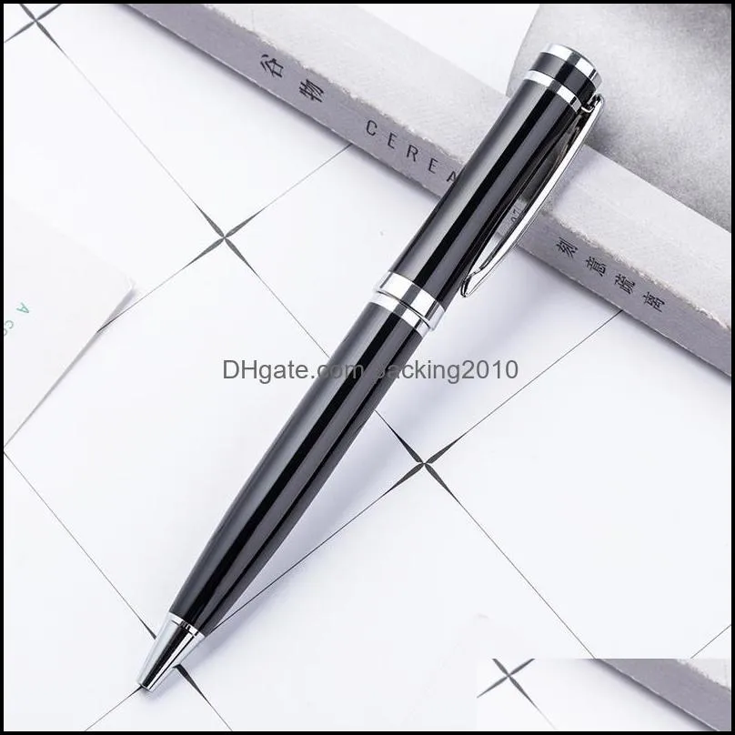 Luxury Creative Rotating Metal Ballpoint Pen Learning Office Stationery School Gift Pen&Luxury Hotel Business Pen