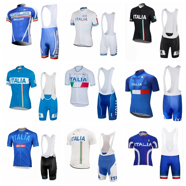 ITALIEN nach Maß Radfahren Ärmelloses Trikot Weste Trägerhose Sets Sommer Herren Set Outdoor Sport Jersey S58019