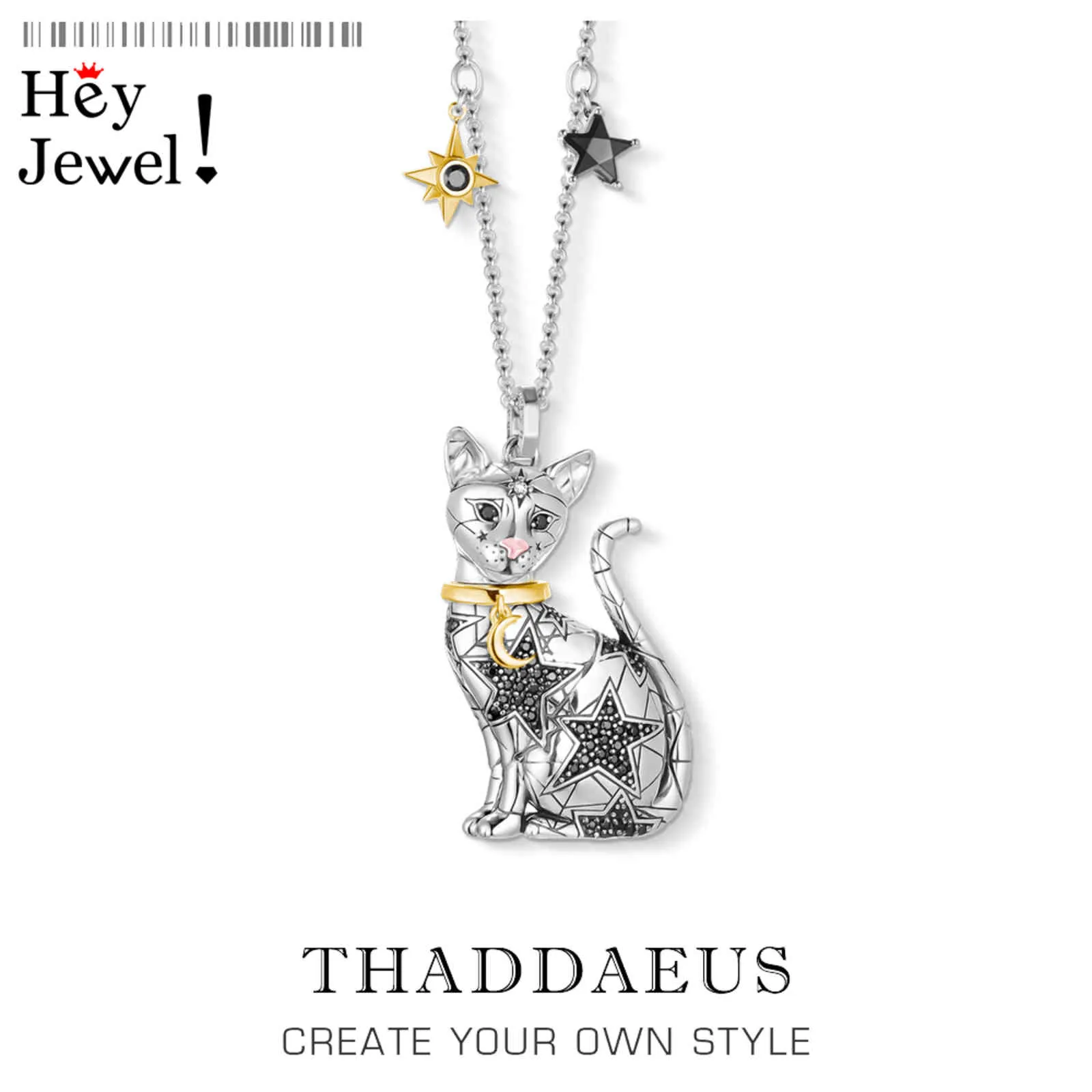 Pendant Necklace Magic Cat2020 Brand New Link Chain Fashion Jewelry Europe Glamorous 925 Siling Silver Bijoux Gift for Women