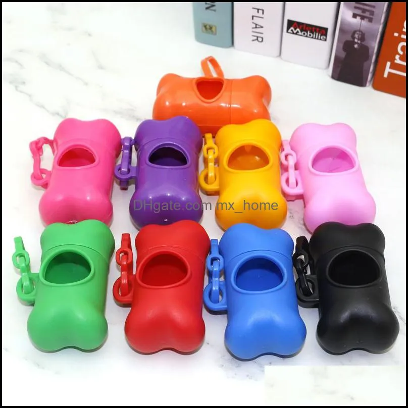 OUTRO GARDE DE PET Home Pet Pet Portable Dog Holort Holder Dispensador de lixo de lixo Caso de porta