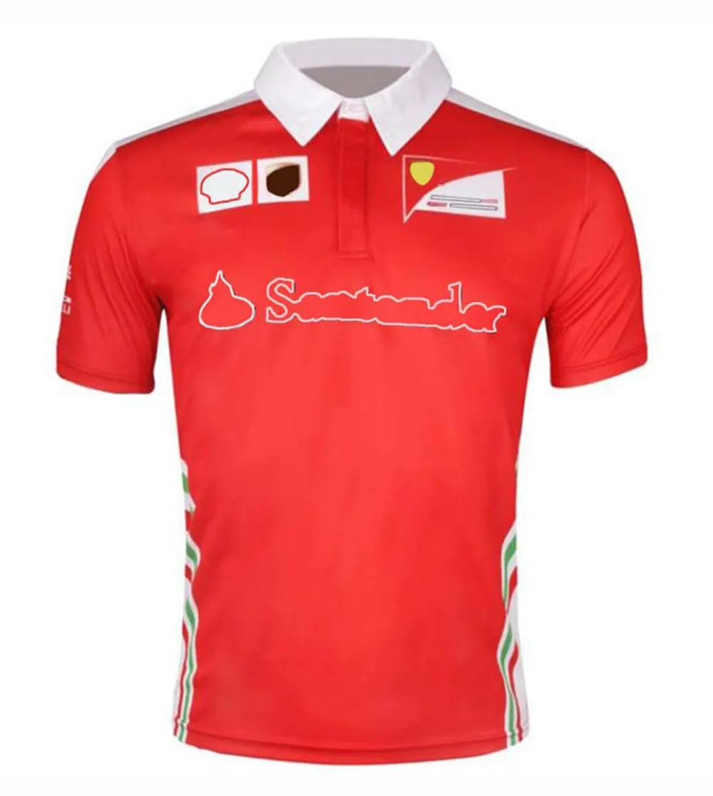 F1 Formel One Fans Racing Polo Shirt Kort ärm snabbtorkad kostym Team CO-MOTRED MOTORCYCLE Herr- och kvinnors andningsbara topplogo anpassad