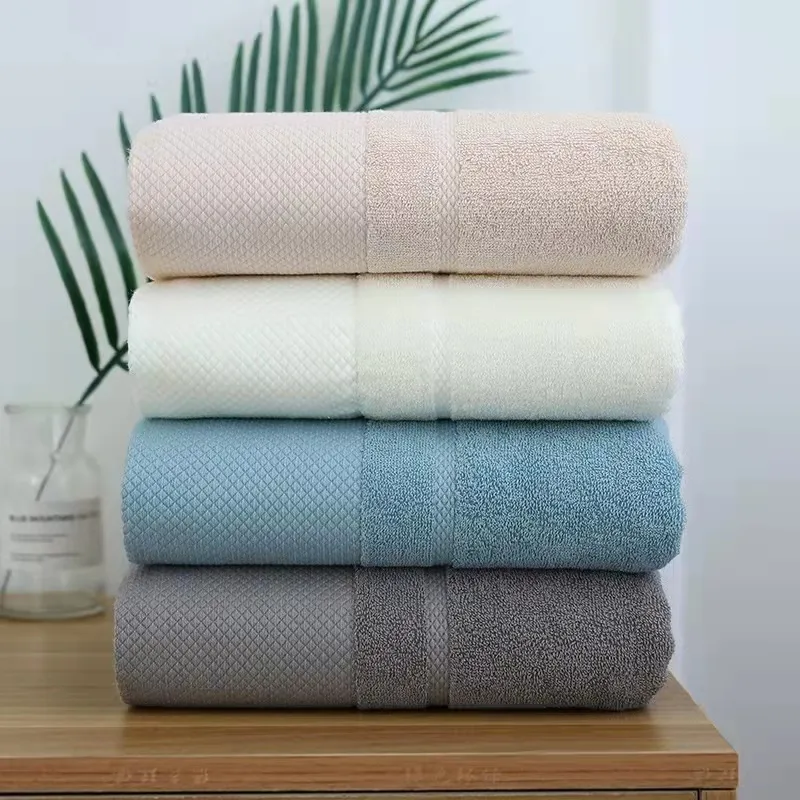 Verdickte reine Baumwoll -Superabsorbentuch Weiche und komfortable Handtuchbadezimmer
