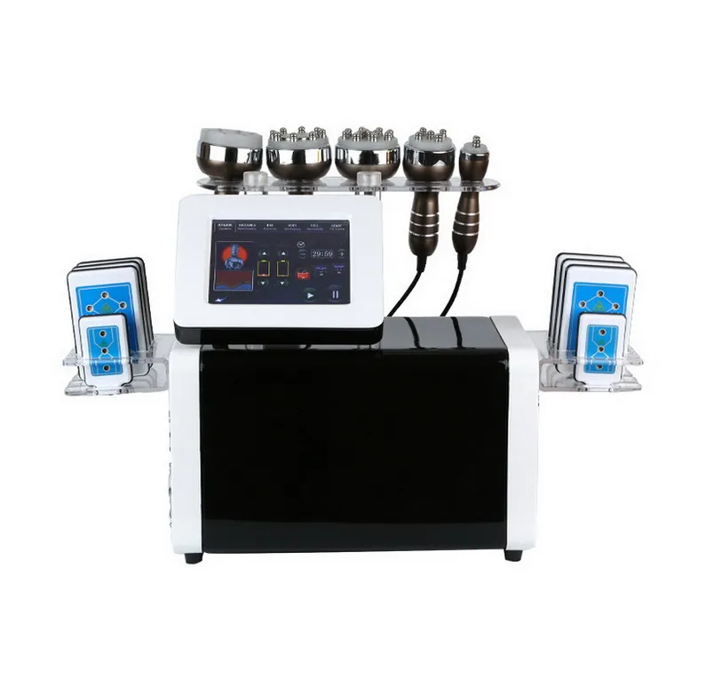 6 In 1 Diode Lipolaser Lipo Laser Cavitation Vacuum Radio Frequency Slimming Machine For Spa Salon Use