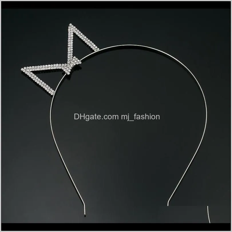 fashion barrette hair clip for woman girl rhinestone crystal headband barrett clips for hair accessories headwear ps2451