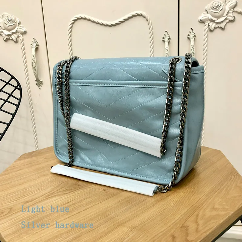 Kobiety luksusowe torby projektanci 2021 Retro w trudnej sytuacji hurtownia modnych torebek modne skórzane skrzynki Crossbody torba typu tote torebka z łańcuszkiem