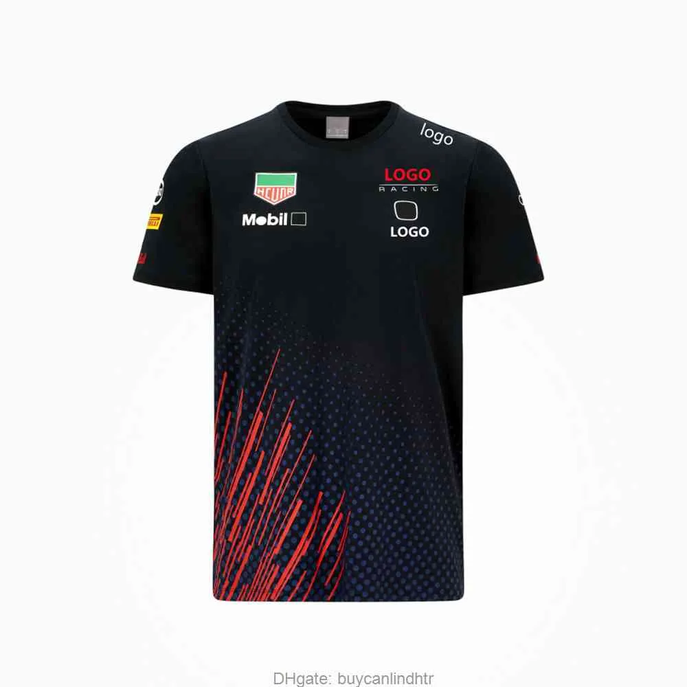 Camiseta negra de Fórmula 1 para Hombre, camisetas de carreras F1 para deportes de motor, camiseta de gran tamaño, Camisa Masculina, Ropa Masculina, Ropa para Hombre Sty