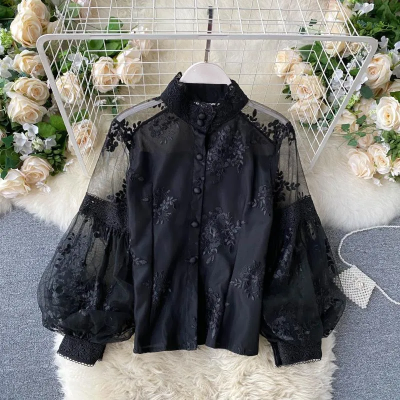 mesh lace shirt