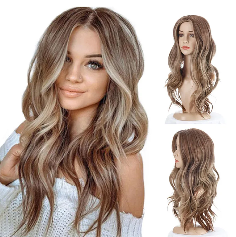 Big curly synthetic wigs cheap