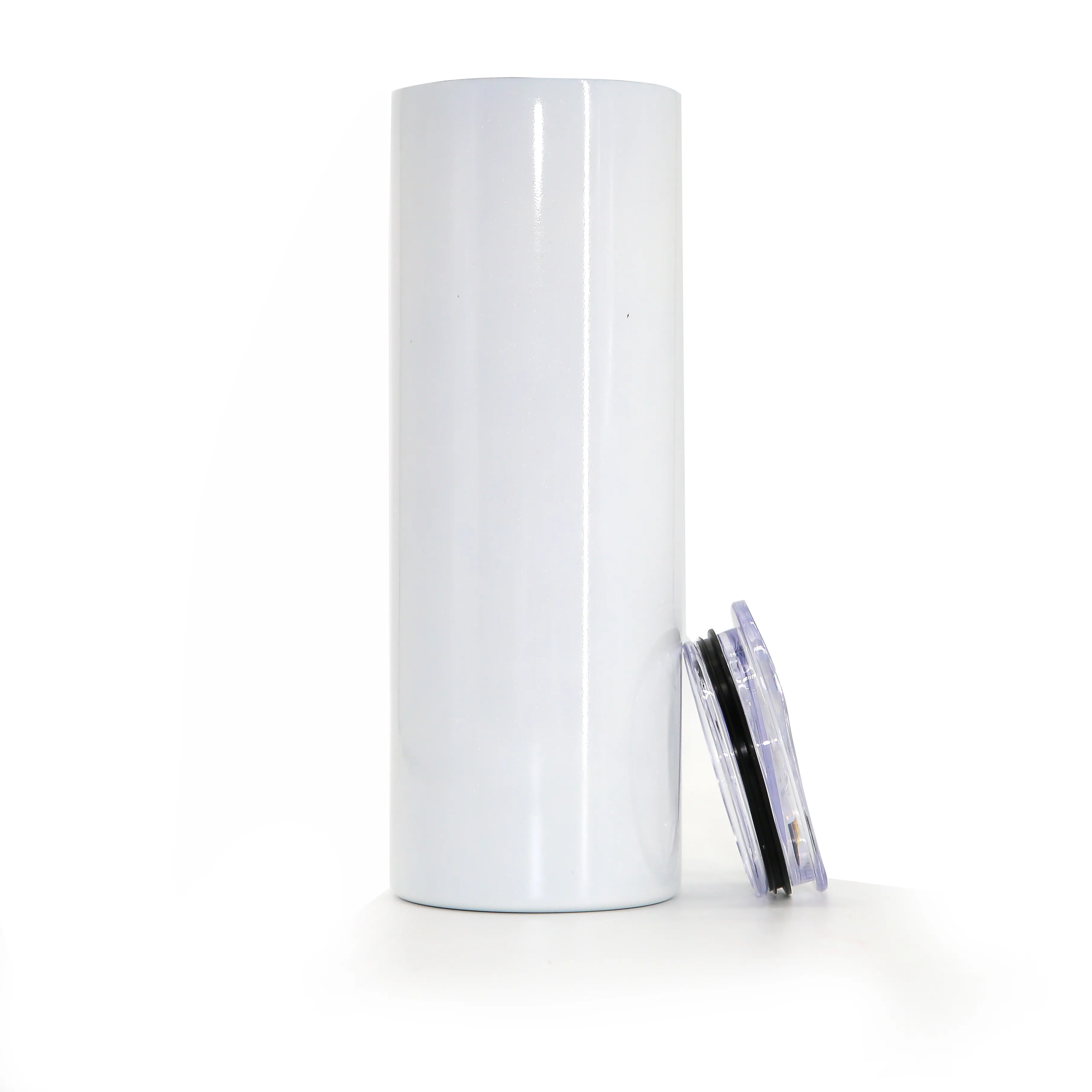 USA stocked double wall insulated mug white 20 oz skinny sublimation blanks stainless steel tumblers