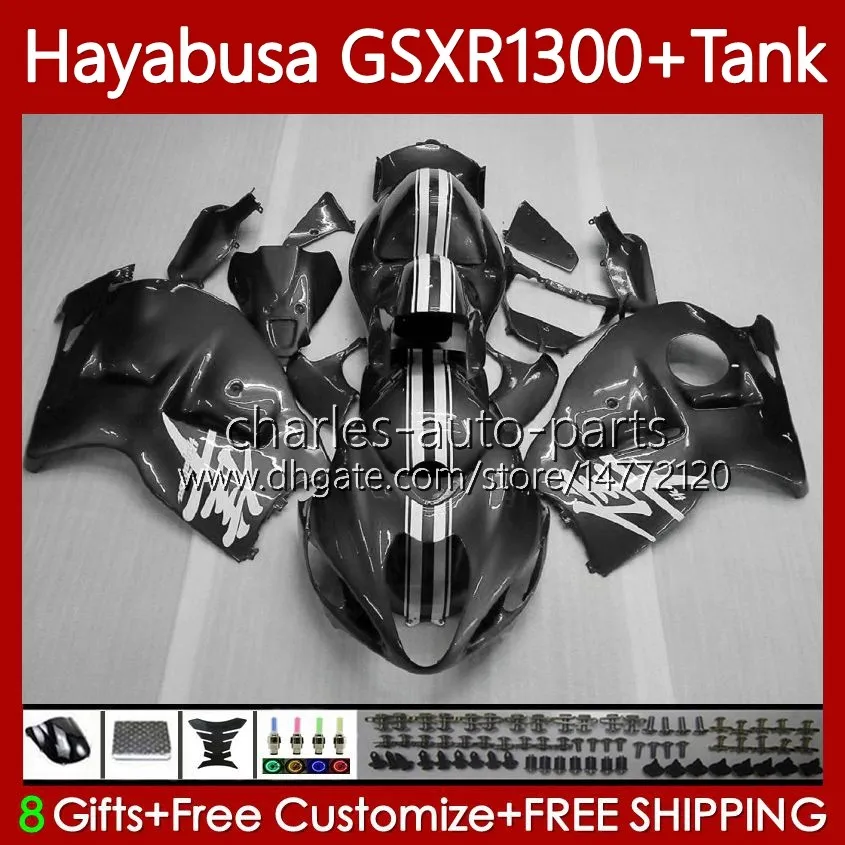 1300cc Hayabusa voor Suzuki GSX-R1300 GSXR-1300 GSXR 1300 cc 74NO.94 GSXR1300 1996 1997 1998 1999 2000 2001 GSX R1300 2002 2003 2004 2005 2006 2007 Kuiken Grijs Zilverachtig