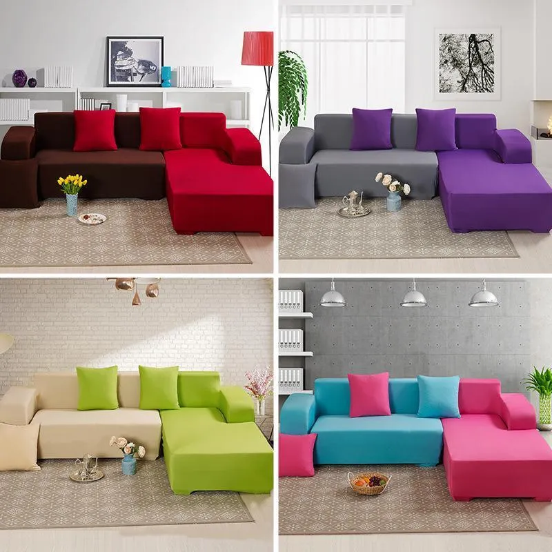 Tampas de cadeira 50 capa de sofá para a sala de estar elasticidade não deslizamento slipcover slipcover spandex estique