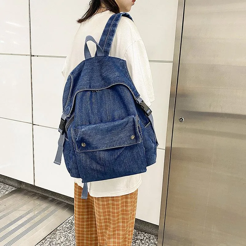 Denim school bags best sale