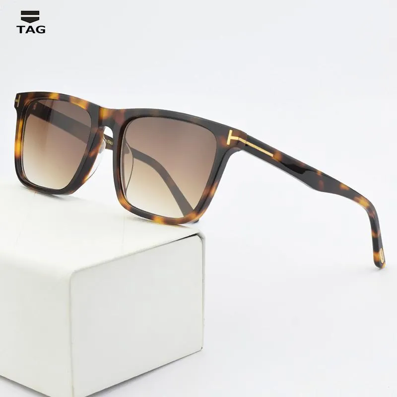 남성용 빈티지 2021 선글라스 TF832 디자이너 여성 스퀘어 패션 운전 고글 Sun Glasses UV400