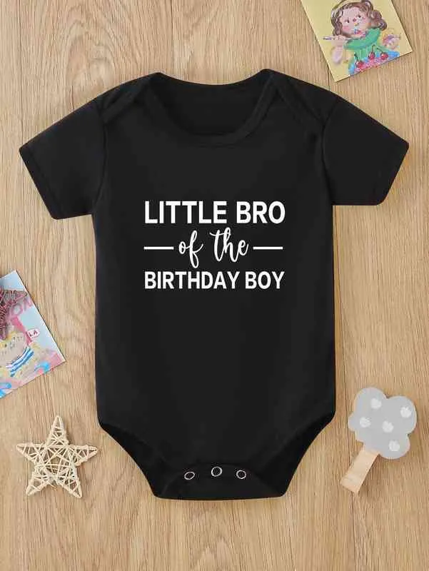 Bébé 1pc Lettre Graphique Body SHE