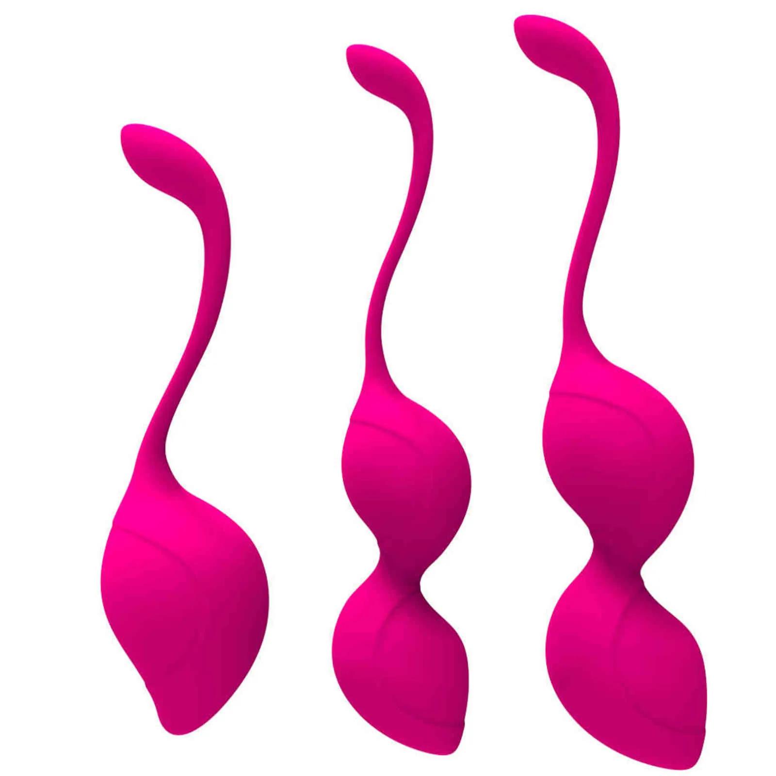 Eier sichere Silikon Kegel Kugeln Smart ben wa vagina festziehen Übungsmaschine Vaginal Geisha Massagegerät Sexspielzeug für Frauen 1124