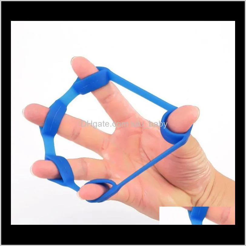 high quality fitness equipments yoga finger band resistance bands hand stretcher exerciser grip strength wrist exercise finger trainer