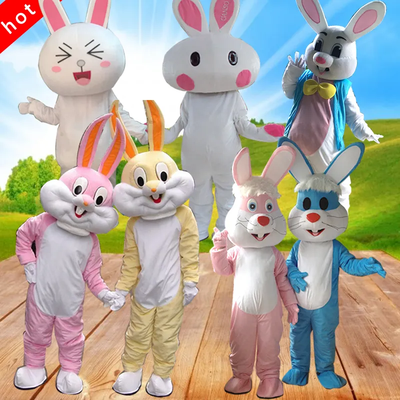 Bunny Maskottchen, Bugs Maskottchen für Erwachsene Osterkostüm