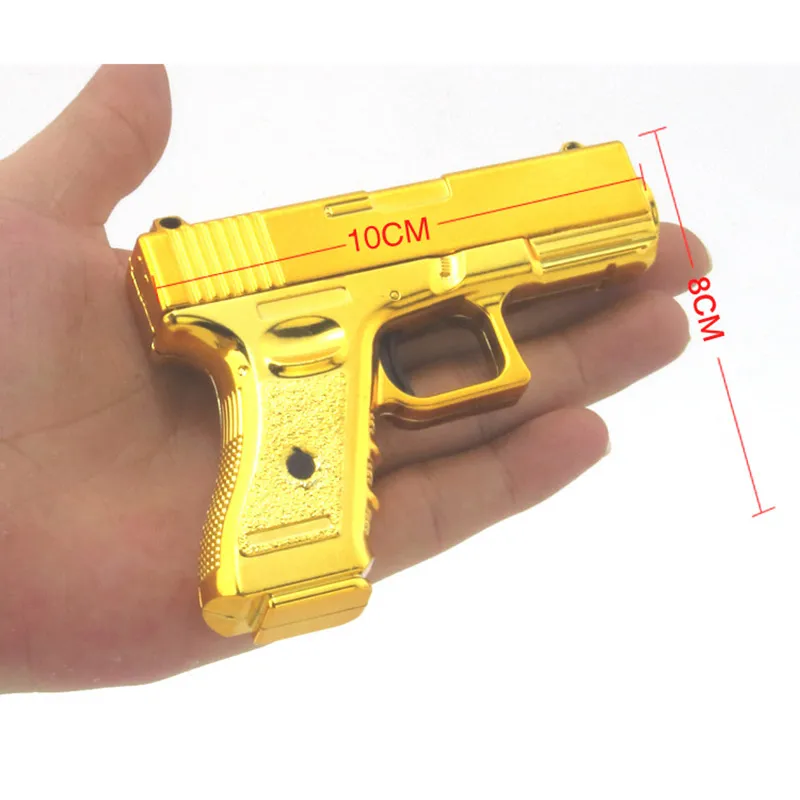 Beretta Colt Desert Eagle Glock 1:6 Toy Gun Model Mini Alloy Pistol Gold For Adults Collection Boys Gifts