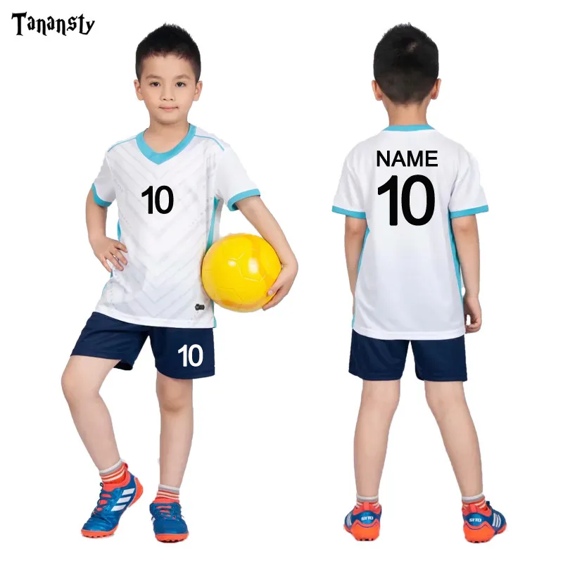 Niños De Fútbol Uniforme De Fútbol Jerseys El Nuevo Traje De Deportes Para Niños Personalizar A Los Niños Entrenamiento Fútbol Set Niña De 65,53 € | DHgate