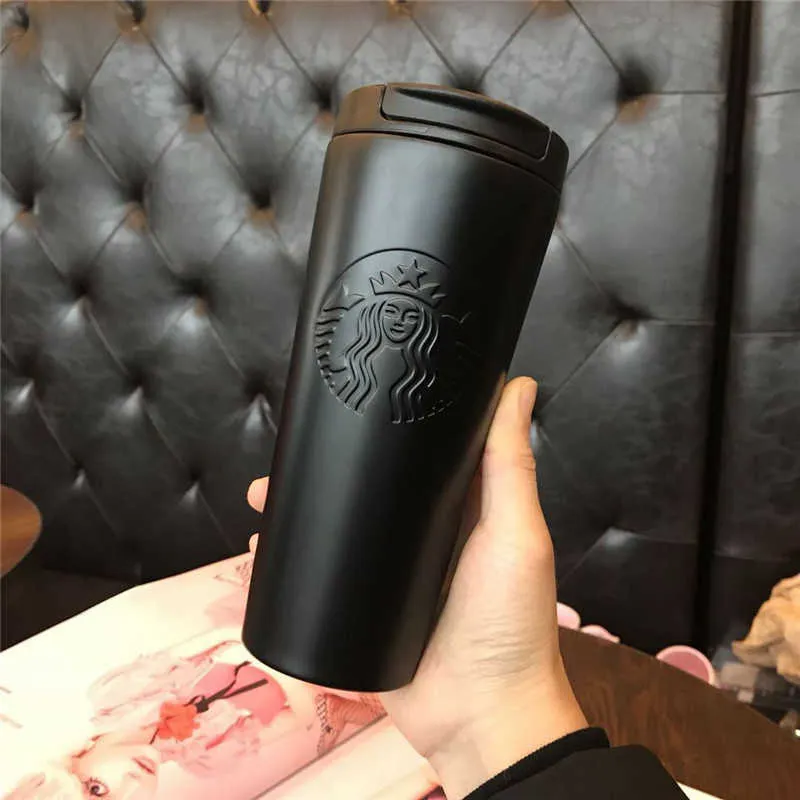 Starbucks 6oz Black Thermos Tumbler For Coffee, Espresso, Smoothies 2014