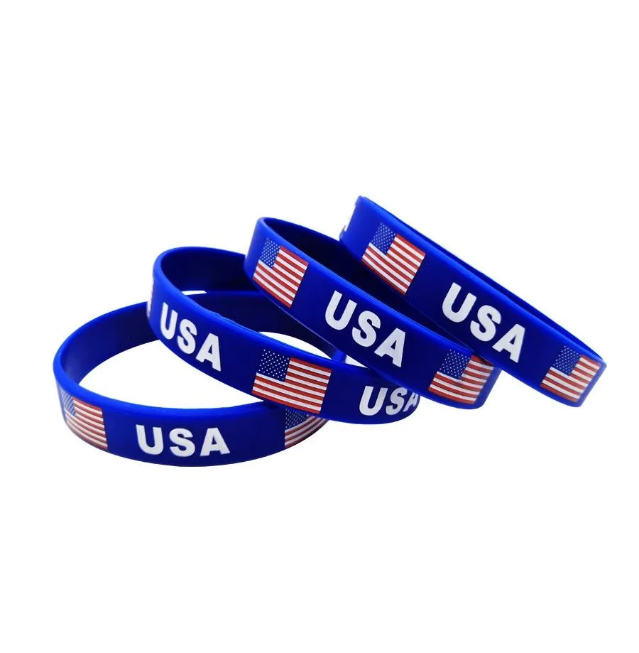 Glow Let`s Go Brandon 2022 New Silicone Bracelet Party Favor Rubber Wristband Presidential Election Gift Wrist Strap