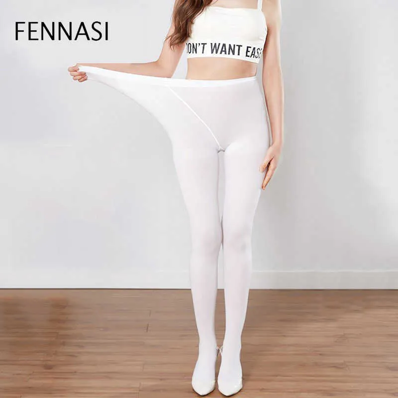 FENNASI Womens Colored Compression Transparent Fleece Lined Tights