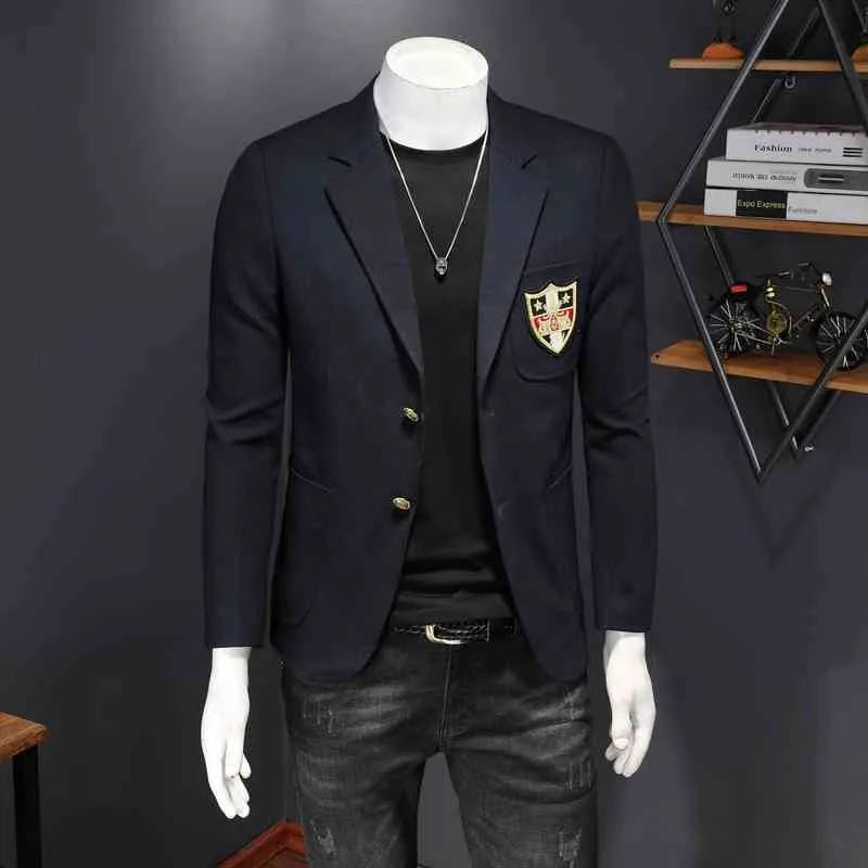 直送品 スーツメンズブレザーズブティックメンズ服秋カジュアルスーツトレンディブランドスモールファッション服shanxi Km0t 超入門 Www Parkdance Co Uk