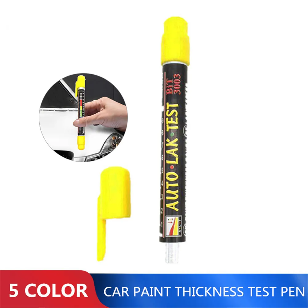 Testeur d’épaisseur de peinture de voiture avec pointe magnétique et  échelle de mesure